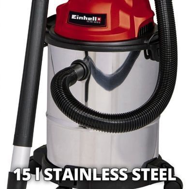 Einhell Пылесос профессиональный TC-VC 1815 S, 1250Вт, 180мБар, 15л, 4.6кг 2342390 фото