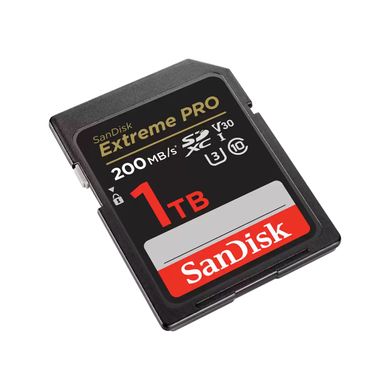 Карта пам'яті SanDisk SD 1TB C10 UHS-I U3 R200/W140MB/s Extreme Pro V30 SDSDXXD-1T00-GN4IN фото