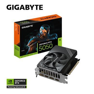 Gigabyte Видеокарта GeForce RTX 5050 8GB GDDR6 D6 GV-N5050D6-8GD фото