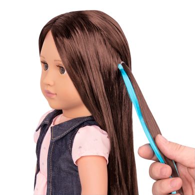 Лялька Our Generation Кейлін 46 см зі зростаючими волоссям, брюнетка BD31204Z фото