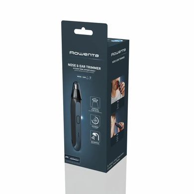Rowenta Rowenta trimmer Performance for nose and ears, battery, steel, blue TN3720E0 фото