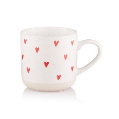 ARDESTO Mug Heart, 350ml, ceramic, white AR3075 фото