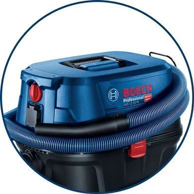 Bosch Пылесос профессиональный GAS 12-25 PL, 1350Вт, 200мБар, контейнер 25л, НЕРА Н13, 9кг 0.601.97C.100 фото