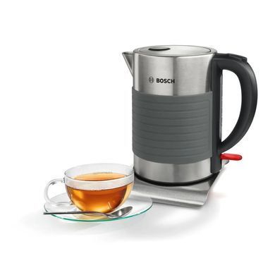 Bosch Электрочайник 1.7л, металл TWK7S05 фото