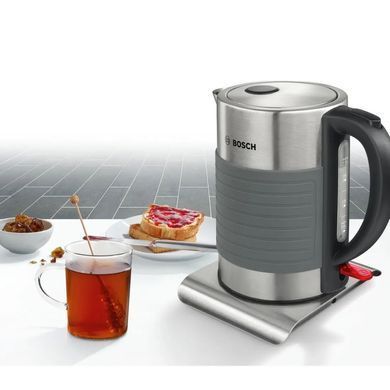 Bosch Электрочайник 1.7л, металл TWK7S05 фото