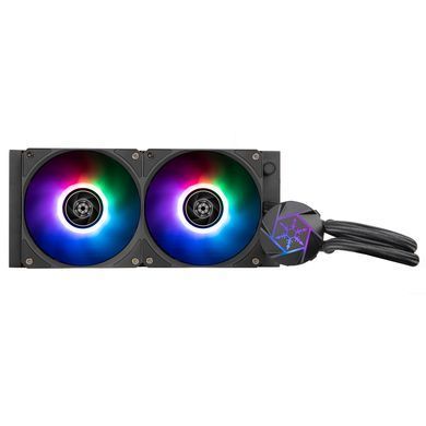 SilverStone Система жидкостного охлаждения Vida VD240-SLIM, LGA1700, 2066, 2011, 1200, 115x, AM5, AM4 TDP200W SST-VD240-SLIM фото
