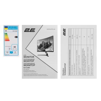 2E Gaming Монітор 2E GAMING 27" R2726B HDMI, DP, MM, VA, 200Hz, 1ms, CURVED, FreeSync 2E-R2726B-01.UA фото