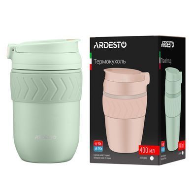 ARDESTO Термокухоль Cosy 400 мл, нержавіюча сталь, зелений AR2640GC фото