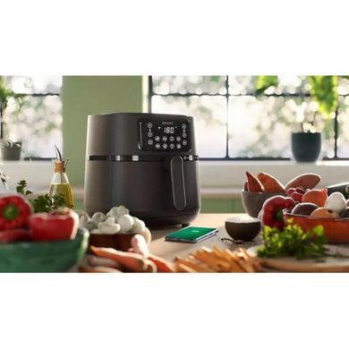 Philips Мультипіч Philips Ovi Connected XXL 2000Вт, чаша-7.2л, сенсорне управл., 8 авто. ппрограм, аксесуари , пластик, чорний HD9285/96 фото