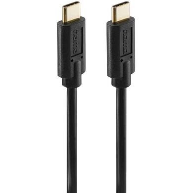 HAMA Кабель зарядки/синхронизации USB-С > USB-C, 1,5м ,черный 00086409 фото