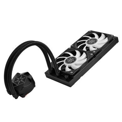 SilverStone Система жидкостного охлаждения Vida VD240-SLIM, LGA1700, 2066, 2011, 1200, 115x, AM5, AM4 TDP200W SST-VD240-SLIM фото