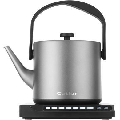 CATLER Електрочайник Catler 0.6л, Strix, заварник, нерж. сталь, підтримка температури, сенс. керув., сірий BM504BEATRICE фото