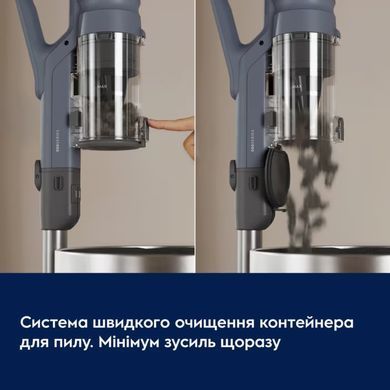 Electrolux Electrolux cordless VC, dust cont -0.3l, battery operation up to 50min, weihgt-1.9kg, HEPA10, 3 nozzles, blue EP51UH18DB фото