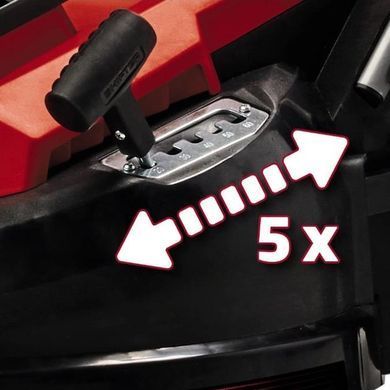 Einhell Газонокосарка GC-EM 1600/37, 1600 Вт, 37 см, 38 л, 20-60 мм, до 700 м2, 10.8 кг 3400080 фото