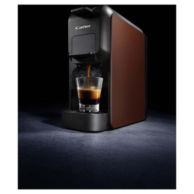 Sencor Кофеварка Catler капсульная Porto, 0.8л, капсулы, молотый кофе, черно-медный ES701PORTOBH фото