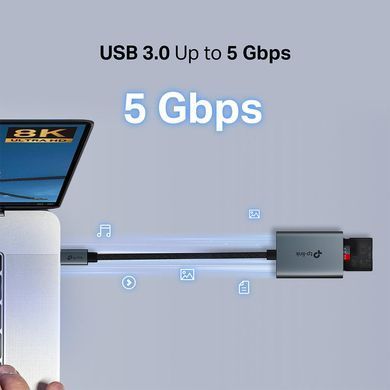 TP-Link USB-Концентратор UA440C 1xSD, 1x-microSD, USB TypeC UA440C фото