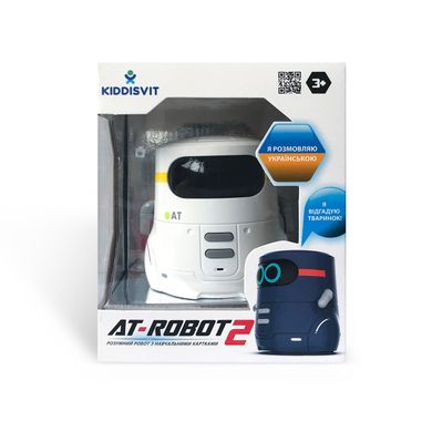 Умный робот с сенсорным управлением и обучающими карточками - AT-ROBOT 2 (белый, озвуч.укр) AT002-01-UKR фото