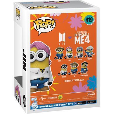 Funko Фигурка Funko POP Rocks: Minions X BTS - Jin 889698859653 фото