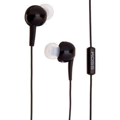 Koss Навушники In-Ear KEB6iK, 3.5 mini-jack, Mic, Чорний 194762.101 фото