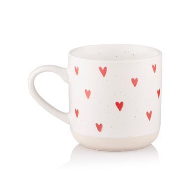 ARDESTO Mug Heart, 350ml, ceramic, white AR3075 фото