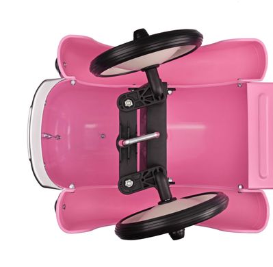 Толокар goki Ретро машина рожева 14161G фото