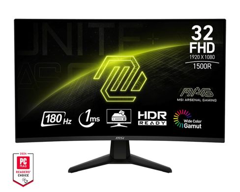 MSI Монітор 31.5" MAG 32C6 2xHDMI, DP, Audio, VA, 180Hz, 1ms, sRGB 101%, CURVED, AdaptiveSync 9S6-3DD41M-001 фото