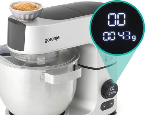 Gorenje Gorenje kitchen machine 1500W, display, cup-iron, case-iron +plastic, nozzles-7, silvery MMC1500SCX фото