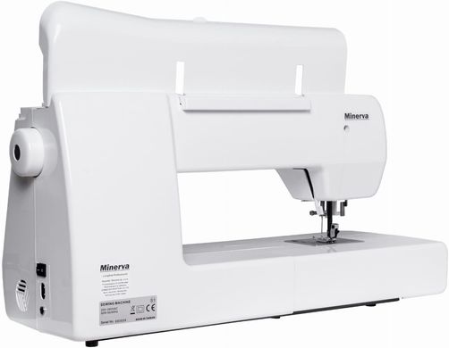 Швейна машина МINERVA LongArm Professional ,комп'ютеризована, 90Вт, 500 шв.оп., петля автомат, білий LONGARM фото