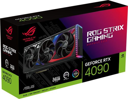 ASUS Відеокарта GeForce RTX 4090 24GB GDDR6X STRIX GAMING ROG-STRIX-RTX4090-24G-GAMING 90YV0ID1-M0NA00 фото
