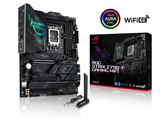 ASUS Материнcька плата ROG STRIX Z790-F GAMING WIFI s1700 Z790 4xDDR5 M.2 HDMI-DP Wi-Fi BT ATX 90MB1CP0-M0EAY0 фото