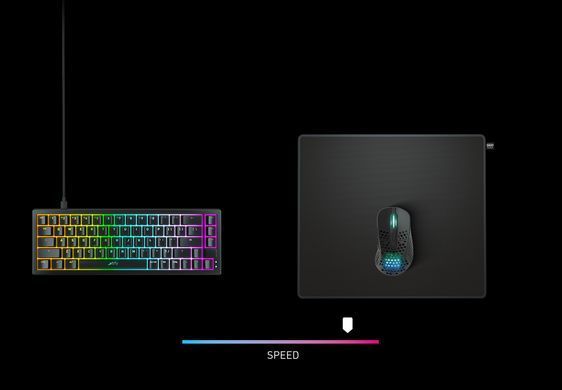Cherry Xtrfy Ігрова поверхня GP5, M (320 x 270 x 3мм), чорний CX-GP5-M-BLACK фото
