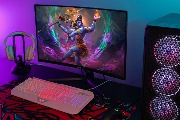 2E Gaming Монітор 2E GAMING 27" R2726B HDMI, DP, MM, VA, 200Hz, 1ms, CURVED, FreeSync 2E-R2726B-01.UA фото