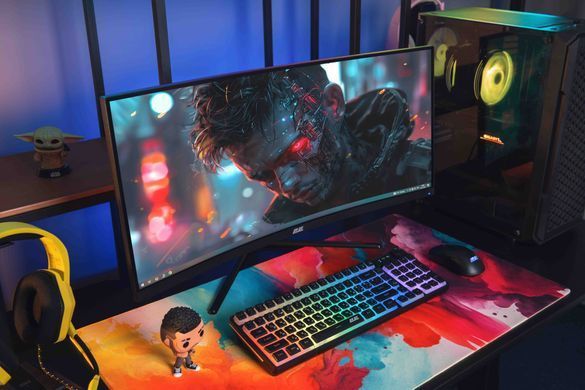 2E Монитор 30" G3024B 2xHDMI, DP, Audio, VA, 2560x1080, 21:9, 200Hz, 1ms, CURVED, FreeSync 2E-G3024B-01.UA фото