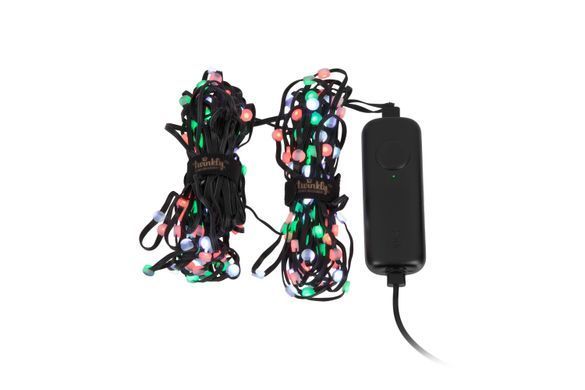 Twinkly Гірлянда Smart LED Twinkly Dots Lights RGB 200 Gen II, IP44, 10м, кабель прозорий TWD200STP-BEU фото