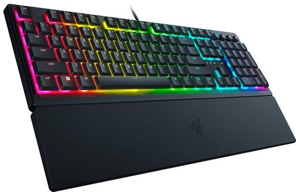 Razer Клавиатура механическая Ornata V3 104key, Mecha-Membrane Switch, USB-A, EN/UK, RGB, чёрный RZ03-04462100-R371 фото