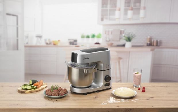 Gorenje Gorenje kitchen machine 1500W, display, cup-iron, case-iron +plastic, nozzles-7, silvery MMC1500SCX фото