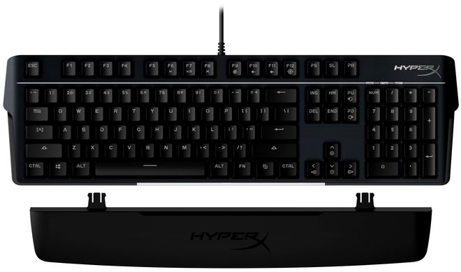 Клавіатура HyperX Alloy MKW100 TTC Red USB RGB ENG/RU, Black 4P5E1AX фото