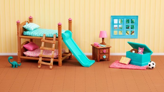 Li`l Woodzeez Игровой набор - Двухъярусная кровать для детской комнаты 6169Z фото