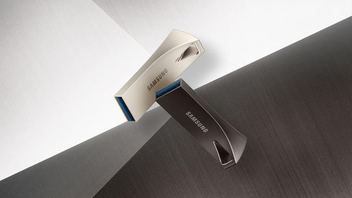 Samsung Накопичувач 512GB USB 3.1 Type-A Bar Plus Срібний MUF-512BE3/APC фото