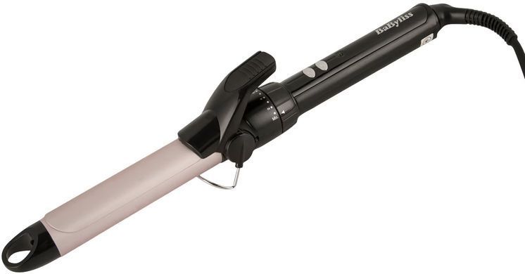 BaByliss Плойка, 300Вт, темп.режимів-10, D -25mm, 110-180С, метал, чорний C325E фото