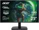 Acer Монітор Acer 24.5" EK251QP6bi D-Sub, HDMI, IPS, 144Hz, 1ms, FreeSync 1 - магазин Coolbaba Toys