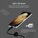 Belkin Кабель USB-С - USB-C витой, силиконовый, с ремешком на магните, 1м, черный 10 - магазин Coolbaba Toys