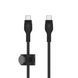 Belkin Кабель USB-С - USB-C витой, силиконовый, с ремешком на магните, 1м, черный 28 - магазин Coolbaba Toys