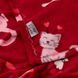 ARDESTO Плед Flannel 160х200см, 100% поліестер, котики з сердечками