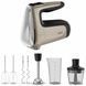 Tefal Ручной миксер Powermix Silence 4-в-1, 850 Вт, 4 насадки, мини-измельчитель, турборежим, бронзовый 4 - магазин Coolbaba Toys