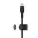 Belkin Кабель USB-С - USB-C витой, силиконовый, с ремешком на магните, 1м, черный 31 - магазин Coolbaba Toys