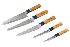 Набір ножів Gemini 5 пр., бамбук, нержавеющая сталь - купити в інтернет-магазині Coolbaba Toys