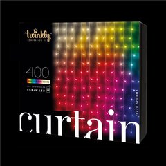 Twinkly Гірлянда Smart LED Twinkly Curtain RGBW 400, Gen II, IP44, 1.45 х 2.1м, кабель прозорий TWW400SPP-TEU фото