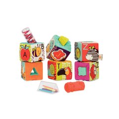 Розвиваючі м'які кубики-сортери ABC S2 (6 кубиків, в сумочці) - купити в інтернет-магазині Coolbaba Toys