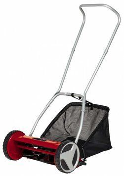 Einhell Газонокосилка ручная GC-HM 400, 40 см, 27 л, 13-37 мм 3414129 фото